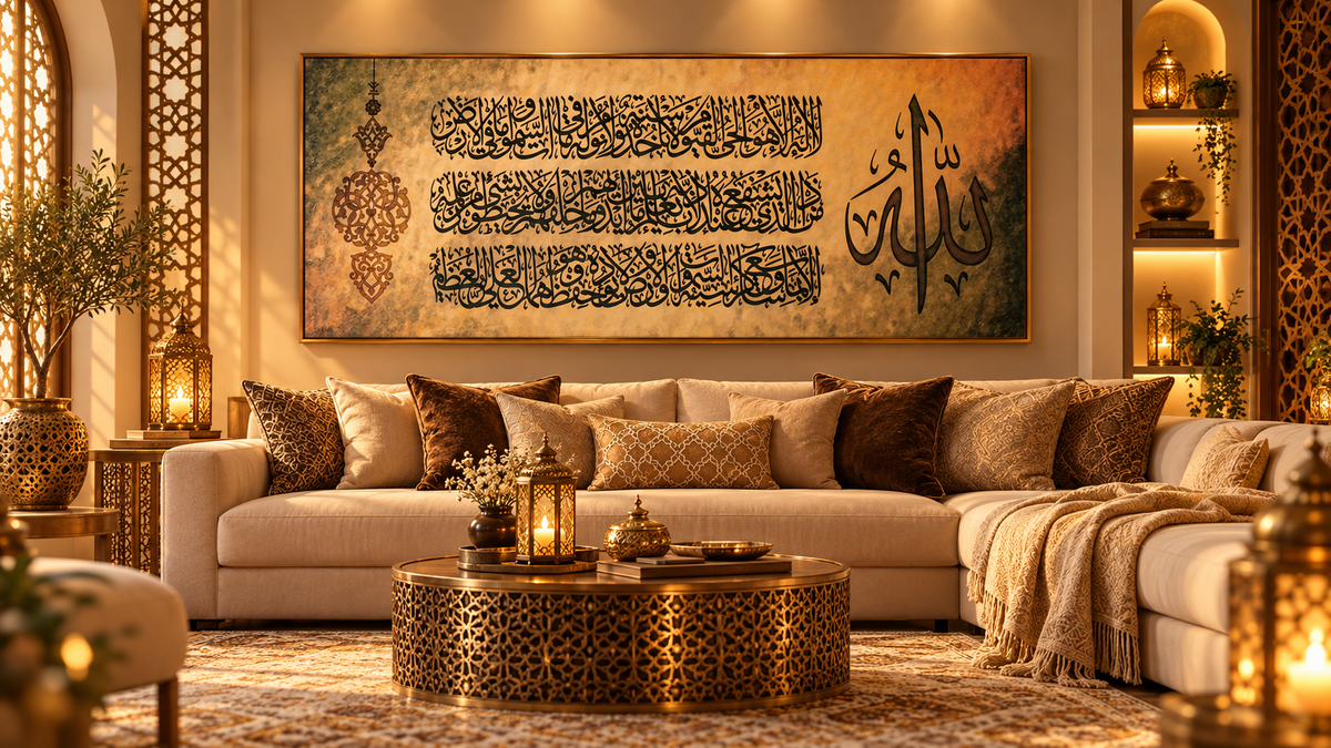 Ayatul Kursi Canvas Wall Art | Verse of the Throne Collection