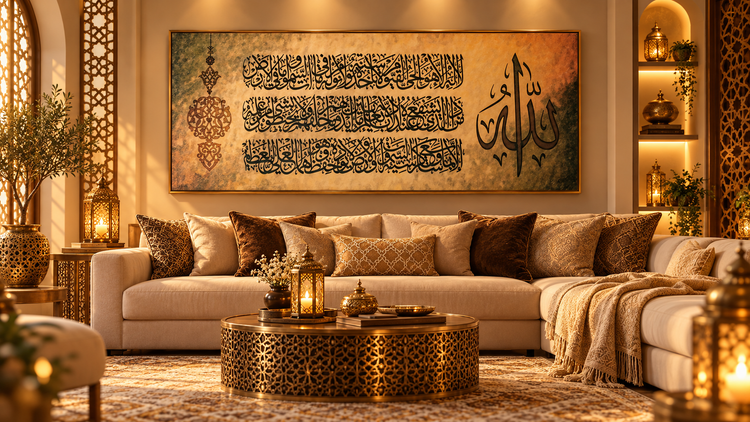 Ayatul Kursi Canvas Wall Art | Verse of the Throne Collection