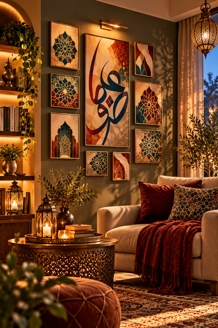 Names of Allah Canvas Art | Divine Attributes Islamic Wall Art